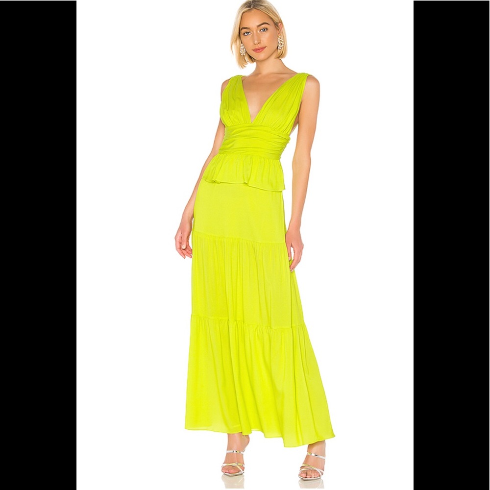 Cinthia Rowley - Parker Maxi Dress in Lime